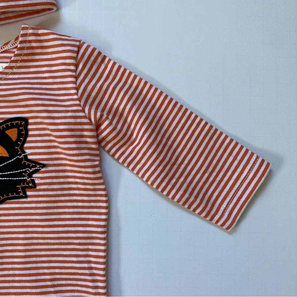 Pottery Barn Kids Halloween Outfit Size 3 6 Months NWT 2 Piece Matching Hat NEW